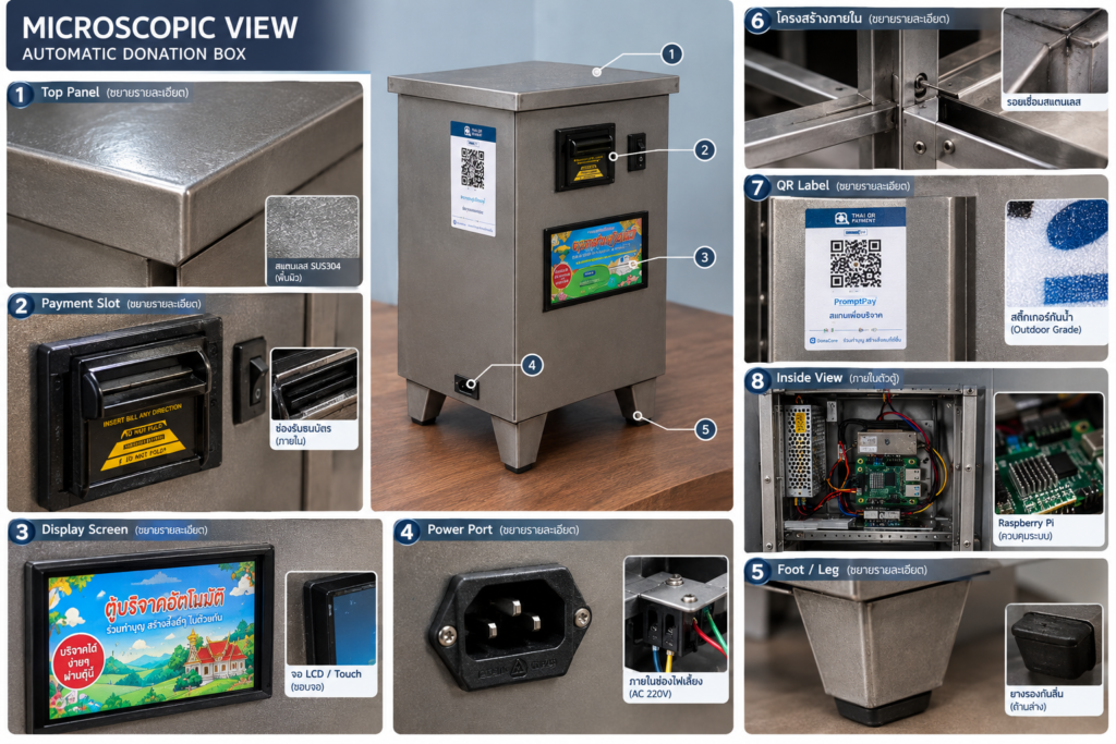 Microscopic View_ Automatic Donation Box